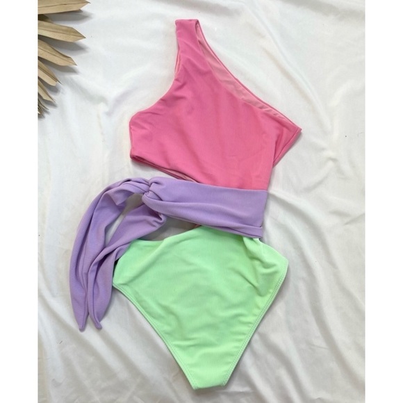 Beach Riot pastel Carlie one piece swimsuit - Picture 5 of 6